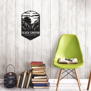 Black Canyon National Park Neon Sign, National Park Welcome Sign, Personalized National Park Sign, Forest Service Sign, Customized Park Sign